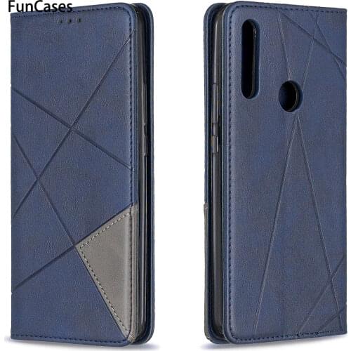 Geometry Cellphone Cases For cellular Huawei Y9 Prime 2019 Telephone sFor Hoesje Huawei telefoon P Smart Z Wallet Flip Case