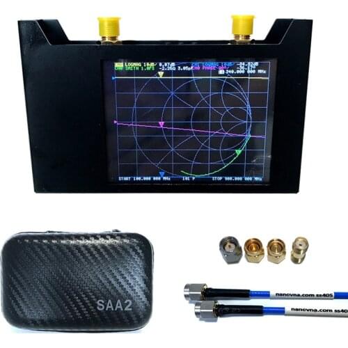GTBL V2 3G Vector Network Analyzer S-A-A-2 NanoVNA Antenna Analyzer Shortwave HF VHF UHF with EVA Case Antenna Analyzer