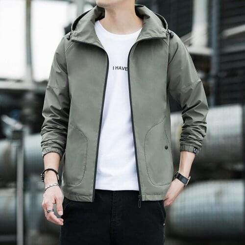 Autumn High Quality Jacket Men Fashion Spring Hooed Mens Jacket Coat Male Hot Sale Casual Men Outwear Winter Clothing For Man