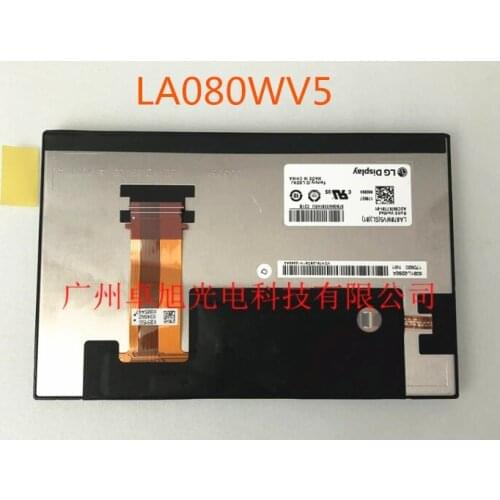 LA080WV5 (SL) (01) LA080WV5-SL01 Original 8 pulgadas 800*480 pantalla LCD para la navegación del coche