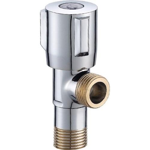Copper Teeth Thickened Triangle Valve Bathroom Toilet Water Heater Hot and Cold Water Inlet Valve Water Stop Valve