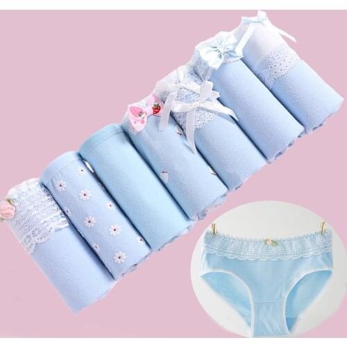7Pcs/lot Underwear Women Seamless Panties Briefs Sexy Panties Women Lingeries Cueca Calcinhas Shorts Underpant Girl Panty Ladies