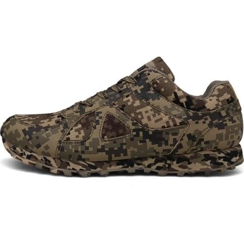Skateboard shoes breathable camouflage shoes men jungle women running shoes military training shoes Walking running shoes