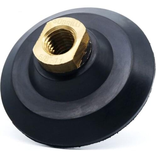 3 Inch Backing Pad for Angle Grinder M14 & 5/8-11 Rubber Backer Super Flexible Self Adhesive Backer Polishing Pad Diamond Tool