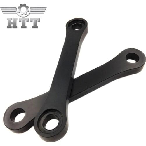 Aftermarket free shipping motorcycle parts Motorcycle Bike Lowering Links Fit For Kawasaki 1987-2007 KL KLR 650 Black