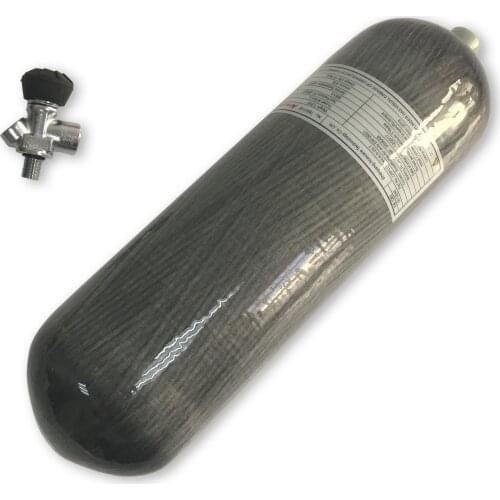 AC16831 Scuba Tank 6.8L Hpa Pcp Air Tank 4500psi CE Paintball Cylinder Carbon Fiber For Diving Pcp Valve Air Condor/Rifle/Force