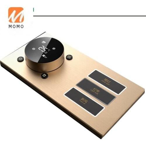 Smart Home Automation System Metal Push Button Smart Wall Switch Temperature Controller Wall Switch