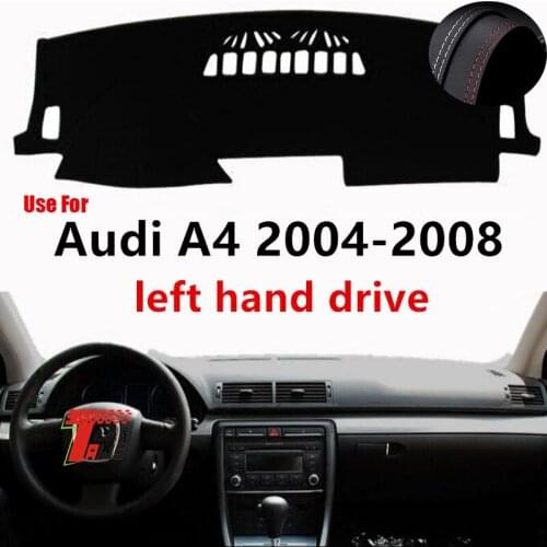 TAIJS Factory Sun Shade protective Leather Car Dashboard Cover For Audi A4 2004 2005 2006 2007 2008 Left Hand Drive