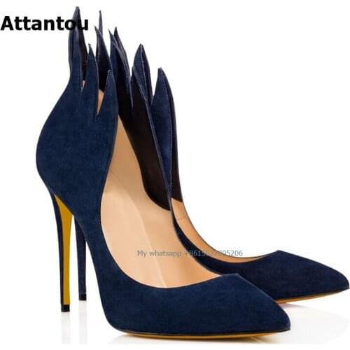 Spring/Autumn wedding shoes bride Blue Red sexy high heels pumps women shoes heels pumps 12cm pointed toe stiletto