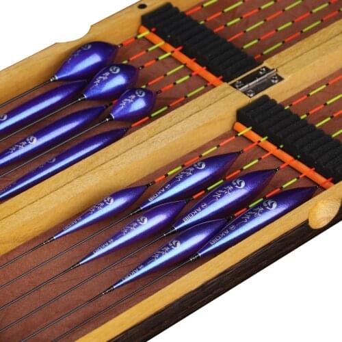 Vertical Buoy Float Set High Sensitive Nano Light Mouth Wild Crucian Fishing Float Bold and Eye-catching Float with Box