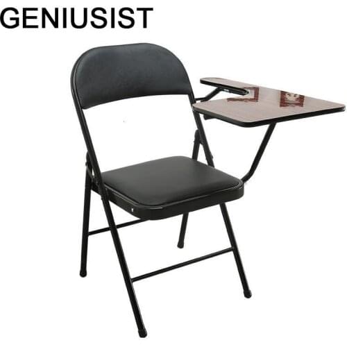Jefe Alta Calidad Conferencia Cadeira Com Escrita Meeting De Silla Oficina Sedie Moderne Pieghevoli Folding Chair With Board