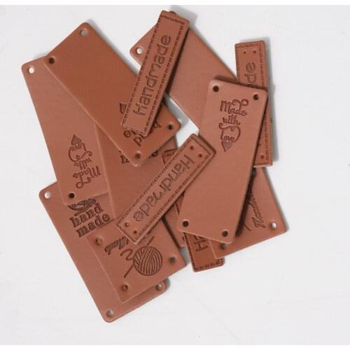 50Pcs Handmade Labels Tags Clothes Handcraft Garment Labels For Jeans Bags Shoes Tags DIY Clothing Sewing Accessories
