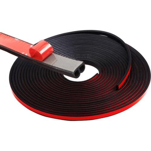 B type automotive car seal strip Dust-proof Abnormal Sound B shape Rubber Strip for Vehicle Sealing Strip Noise-proof Strip