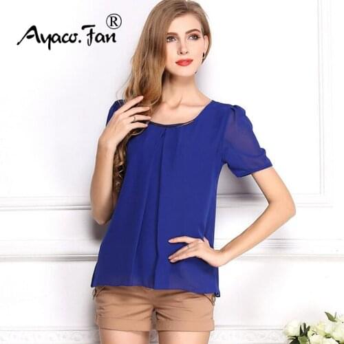 Блузки с цветами Ayaco.Fan China At AliExpress