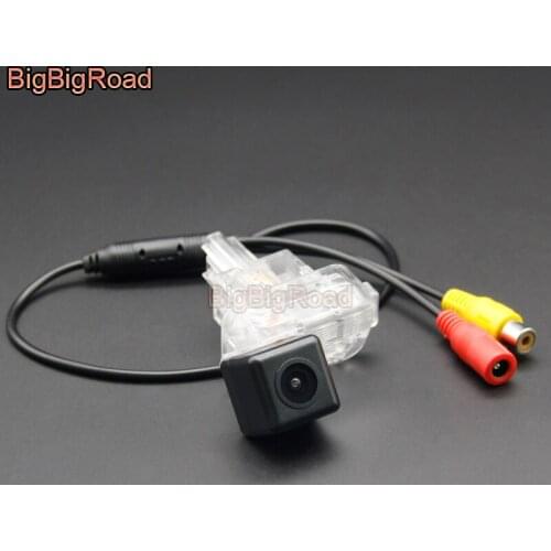 BigBigRoad Vehicle Wireless Rear View Parking CCD Camera HD Color Image For Mazda Axela Hatchback CX-4 CX4 2012-2015 2016