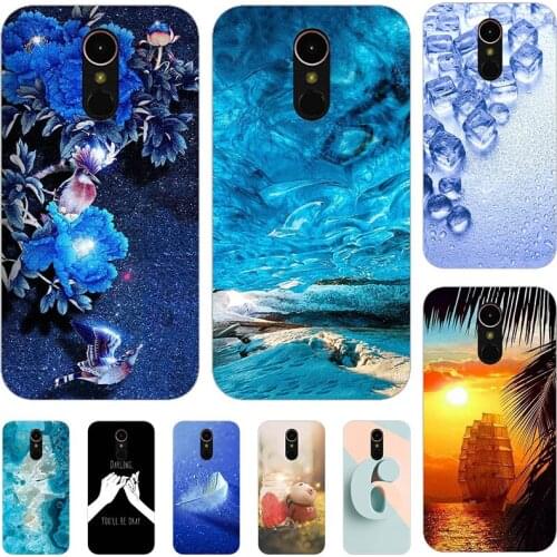 For LG Q Stylo 4 Q Stylus Q8 2018 Q Stylo Plus LM-Q710 Q710MS Cover Fashion Cool Cartoon Flower Capa Soft Silicone TPU Case