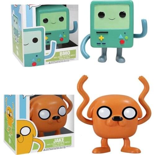 NEWest Movie&TV Adventure Time JAKE #33 BMO #52 Vinyl Action Figure Models for Children Toys