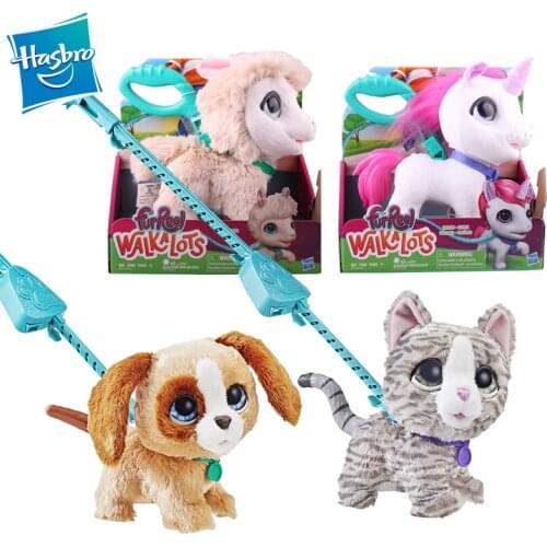 Hasbro Toy FurReal Pet Sounding Movable Plush Alpaca Unicorn Cats Dogs Cute Animal Walk A Lots Dolls Kids Gifts