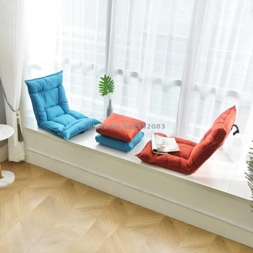 Lazy sofa tatami bed chair single foldable reclining seat bedroom balcony bay window lazy chair