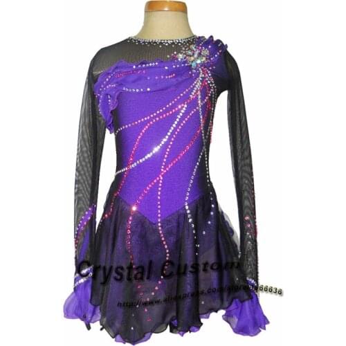 Hot Sales Figure Skating Dress For Girls Graceful New Brand Ice Figure Skating Dress Competition DR3309