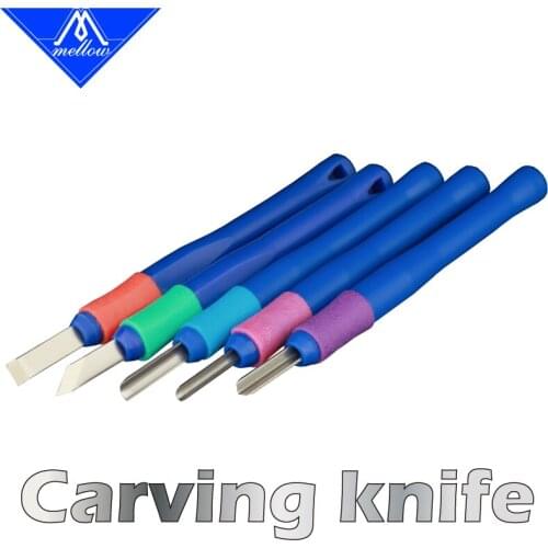 3D Printer DIY Tool Kit,Wood Carvers Set,ABS/PLA/PETG/PC/NYLOP/TPU Carving Knife For 3D Printer Clean Up Burrs On Printed Parts