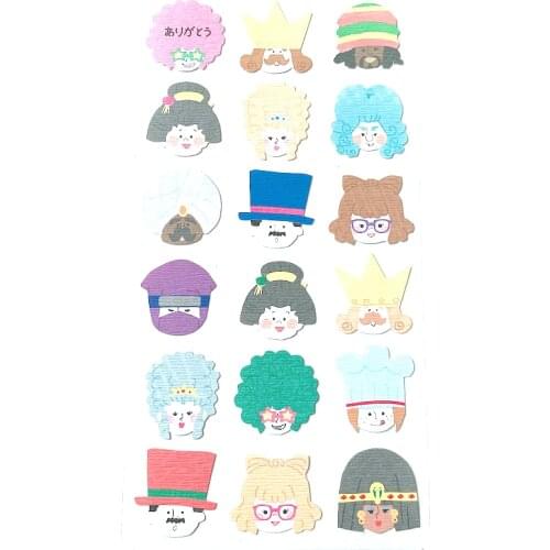 What do you want to look like today ? Creative Paper Sticker