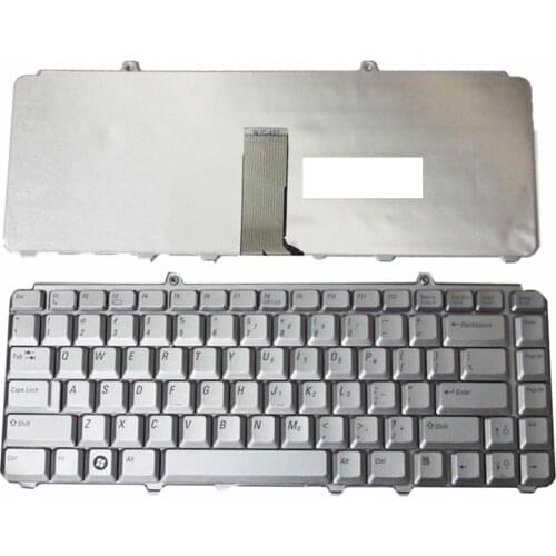 US Silver New English Replace laptop keyboard For DELL PP41L M1530 For Vostro 1400 PP22L 1318 1545 PP29L For Inspiron 1520