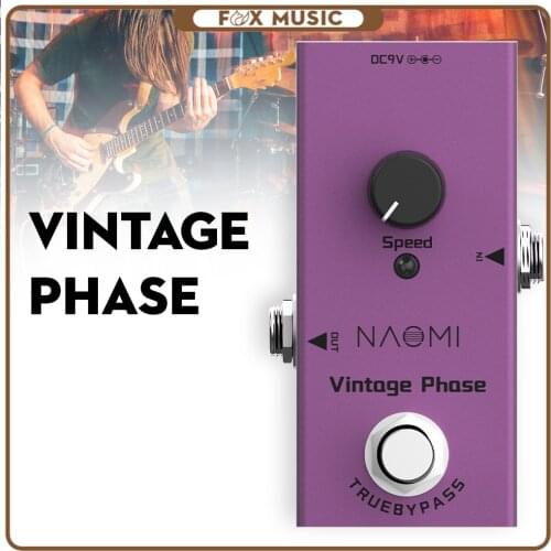 NAOMI Guitar Effect Pedal True Bypass Design #NEP-06 DC 9V Mini Single Pedal Acoustic Guitar Use