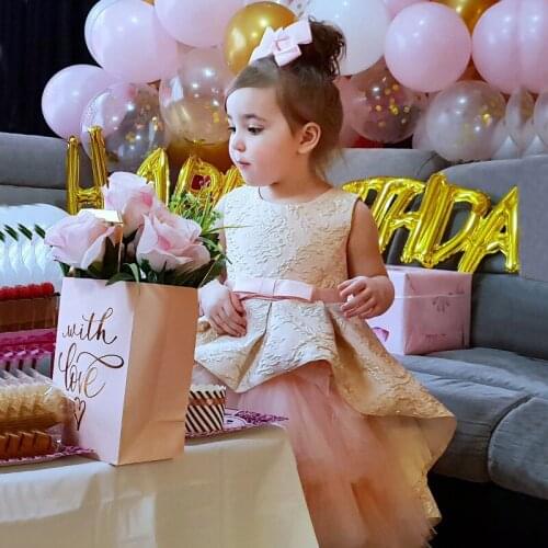2021 Winter Vintage Dress Costume Kids Dresses For Girls Ceremony Party And Wedding Dress Baby Girl Princess Tutu Dress 2 3 Year