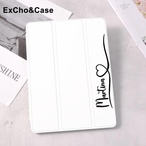 Custom Name For ipad Love Balloon For 10.9 inch Air 4 2020 5th 6th 10.2 inch 8th Generation 12.9 inch Pro 2018 Mini 4 5 Cover