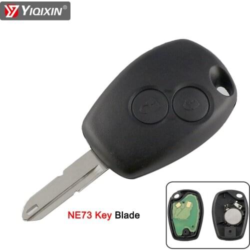 YIQIXIN 2 Button 433MHz PCF7947 PCF7946 Chip Remote Car Key For Renault /Kangoo II /Clio III Duster Modus Twingo DACIA Logan