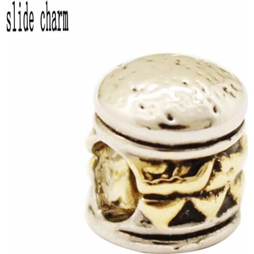 Slide charm Free shipping Harvest scene Valley warehouse full of classic fashion Charm beads gift fit Pandora charm bracelets