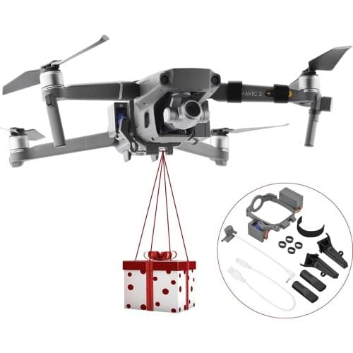 Airdrop System for Mavic 2 Pro Zoom/Air 2/MINI/2/FIMI X8 Fishing Bait Wedding Ring Gift Deliver Life Rescue Remote Throw Thrower
