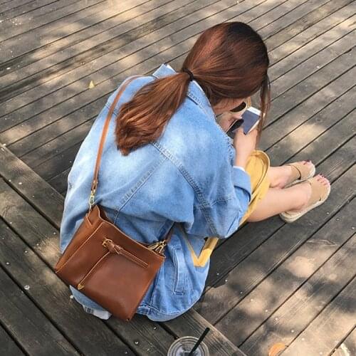 Bag for Women 2020 New Fashionable Korean All -Matching Messenger Bag for Students Retro Small Square Bag Simple Crossbody Small