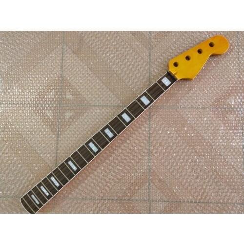 1pcs Maple Neck For Electric P Bass Guitar Neck Parts Replacment