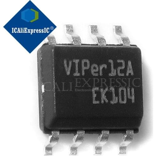 10PCS VIPER12A VIPER12 SOP8 SOP SMD LOW OFF LINE SMPS PRIMARY SWITCHER new original In Stock