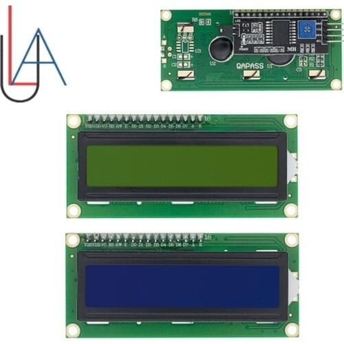 10PCS LCD1602 1602 LCD Module Blue / Yellow Green Screen 16x2 Character LCD Display PCF8574T PCF8574 IIC I2C Interface 5V