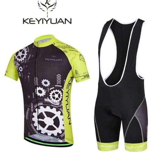 2018 men KEYIYUAN Rotatable gear cycling clothing cycling Jersey Jersey Probike upper garment cycling jacket set