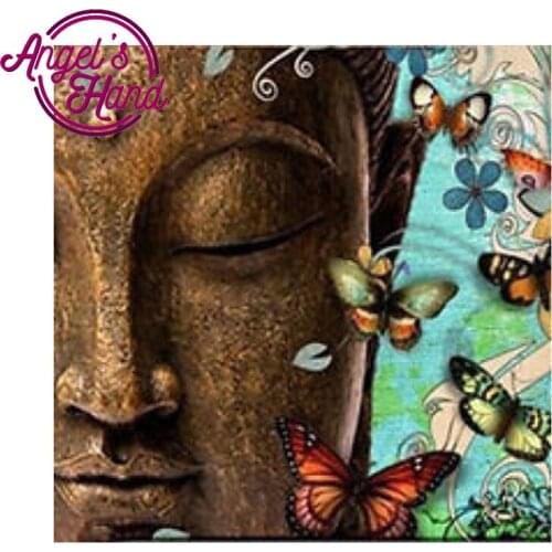Full square diamond 5D DIY diamond embroidery Buddha,butterfly diamond painting Cross Stitch Rhinestone mosaic decoration,5d art