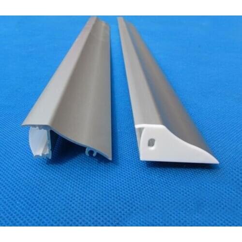 Free shipping 2m/pcs 100m/lot Hot Selling New Version led aluminium profile for 12mm PCB board led bar light hosing