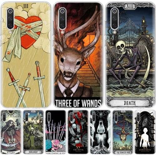 Le Tarot Egyptien de Dusserre Skeleton Phone Case For Xiaomi Redmi Mi Note 10 9 8 A3 A2 A1 CC9 9T Lite Pro 6X 5X F1 CC9E Coque C