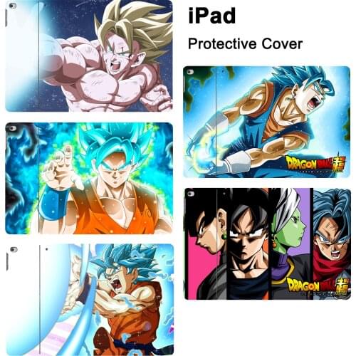 Anime Goku Kakarotto Cover for IPad 10.2 2019 for IPad Mini 1 2 3 Case for 9.7 2017 2018 IPad Air 1 2 9.7 Tablet Soft Funda