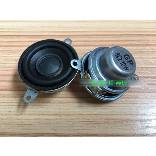 2pcs 40mm 8Ohm 8Ω 10W Neodymium Speaker Loudspeaker For DIY Portable audio