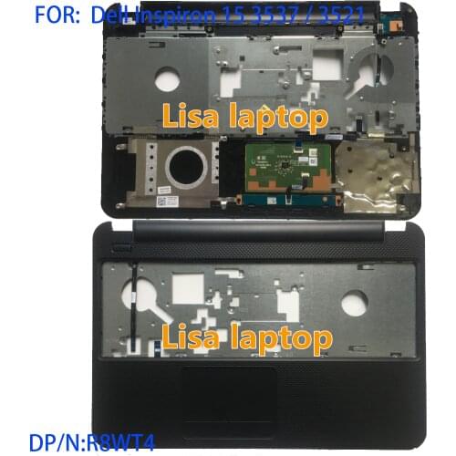 FOR Dell Inspiron 15 3537 / 3521 Laptop Palmrest keyboard Upper Case with Touchpad Button Palmrest Touchpad Assembly - R8WT4 (A)