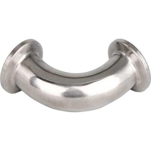 KF16(NW16) 90 Degree Elbow Flanges Adapter Vacuum Bend Pipe Vacuum Flange Fitting Tube Stainless Steel 304