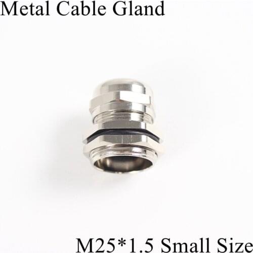 1piece/lot M25 Metal Cable Gland IP68 Waterproof Nickel Brass Connector Glands For 10-14mm Electric Wire M25*1.5 Copper Joint