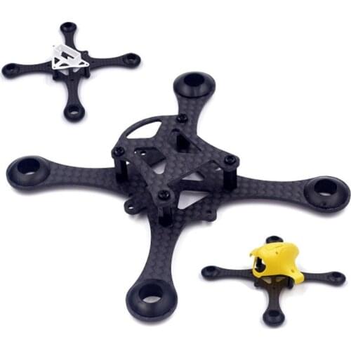K100 100mm Carbon Fiber FPV Brushed Micro Frame Kits for Inductrix 8520 Motor 50-60mm Propeller DIY Parts