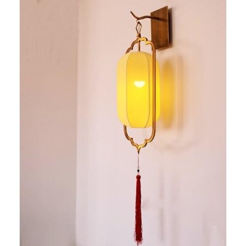 Chinese style wall lamps bronze fashion house clouds dining room hotel design wall light ZA81440