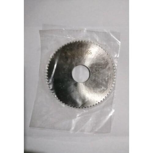 72T High speed steel HSS saw blade Incision milling cutter Outer diameter 60 0.4/0.5/0.8/1.0-4 Inner hole 16mm