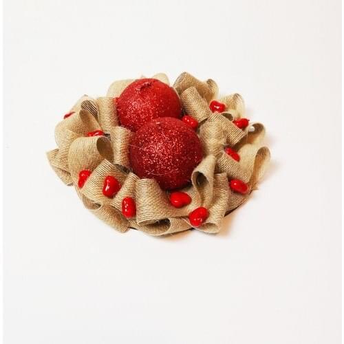 Spacious Design Red Silvery 2li Candle Heart Sweetheart